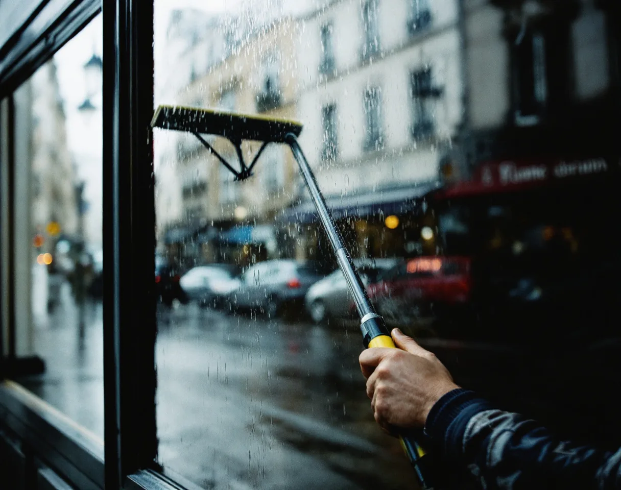 Lavage de vitres et vitrines à Roanne